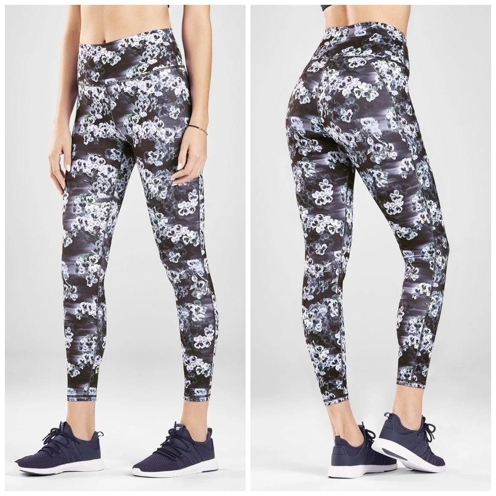 Fabletics Powerhold Define Floral High Rise Leggi… - image 1